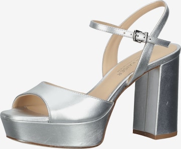 PETER KAISER Strap Sandals in Silver: front