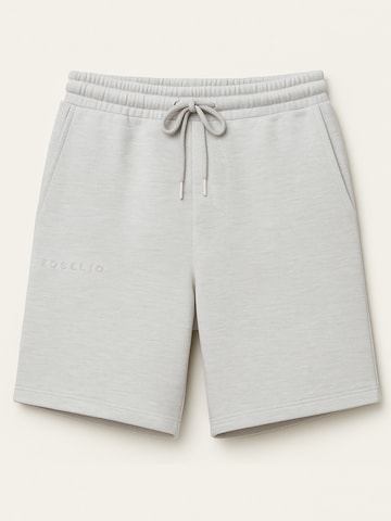 Loosefit Pantalon 'City' Eoselio en gris : devant