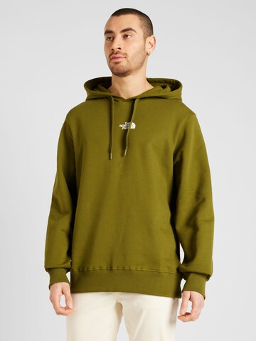 THE NORTH FACE Sweatshirt 'ZUMU' in Green: front