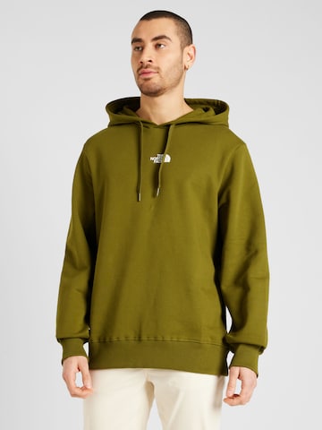 THE NORTH FACESweater majica 'ZUMU' - zelena boja: prednji dio