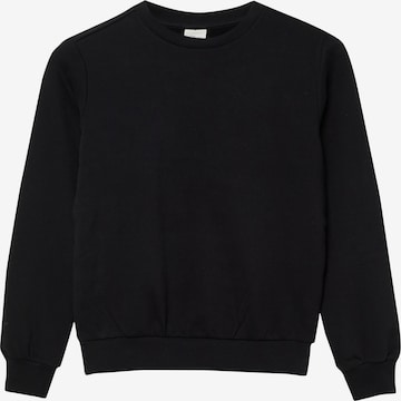 s.Oliver Sweatshirt in Zwart: voorkant