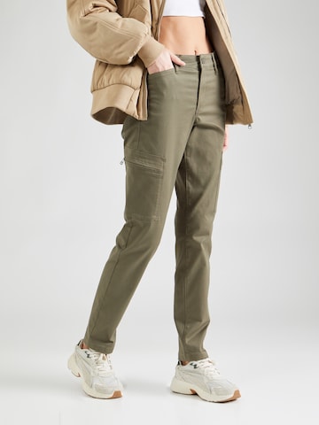 Coupe slim Pantalon cargo G-Star RAW en vert : devant