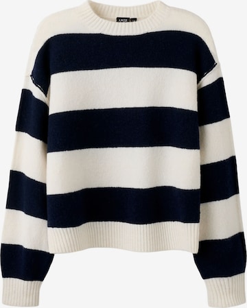 Pull-over LMTD en blanc : devant