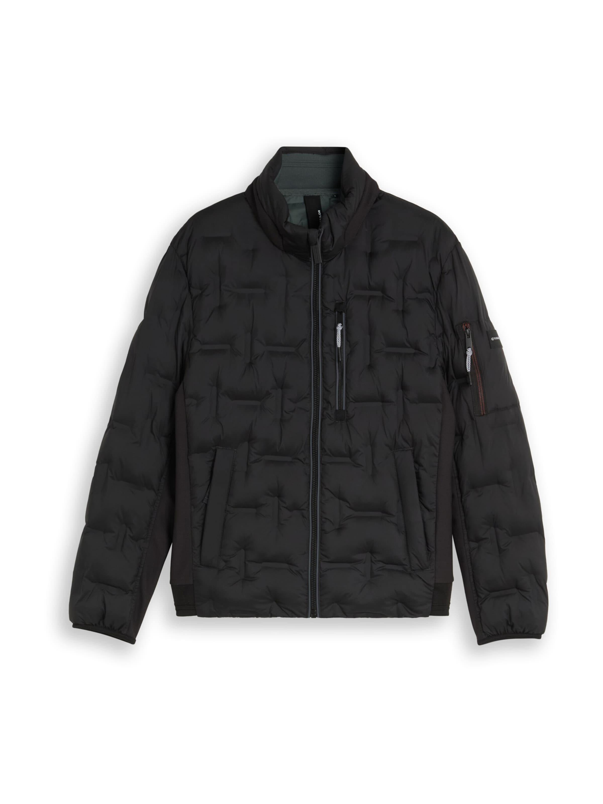TOM TAILOR Jacke in Schwarz: Vorderseite
