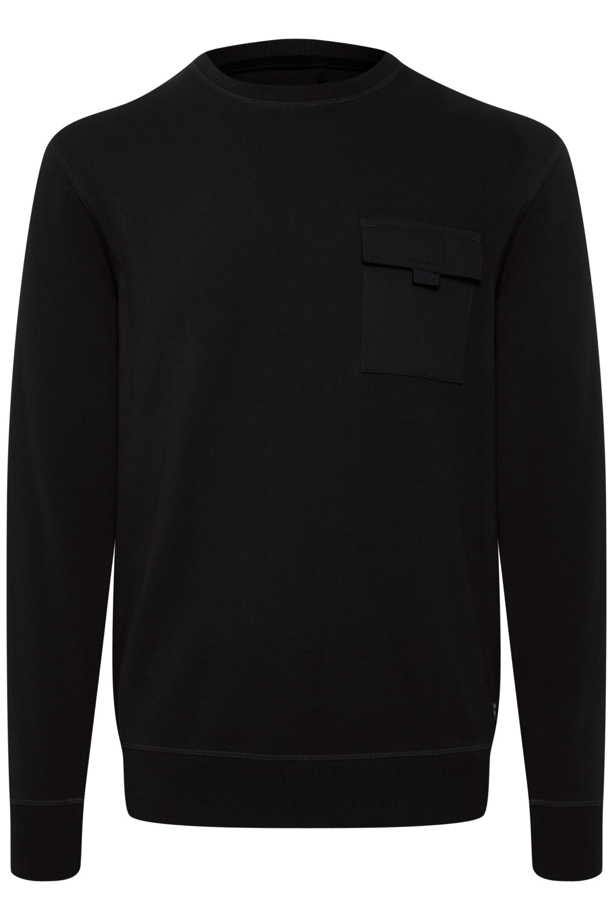 BLEND Sweatshirt 'Oskari' in Zwart: voorkant