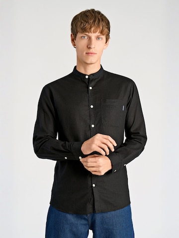 Lindbergh Regular fit Overhemd in Zwart