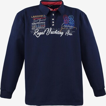 Lavecchia - Sweatshirt 'LV-2024 Übergrößen' em azul: frente