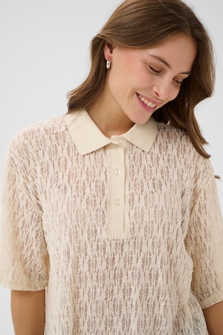CULTURE Bluse 'Kine' i beige