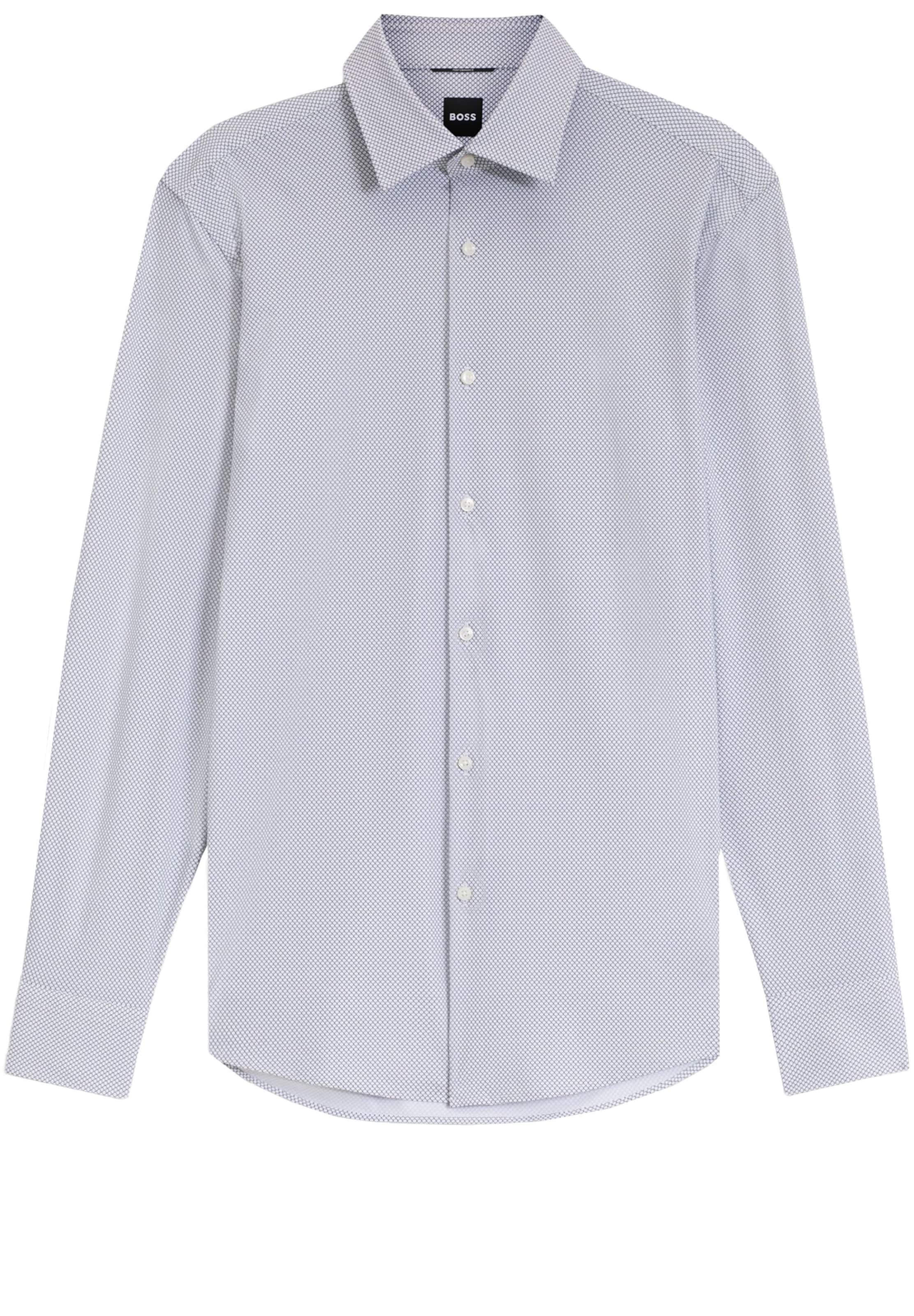 BOSS Button Up Shirt in S-M in Blue, Item view