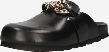 Alohas Clogs 'Fireplace Chain' in Black: front