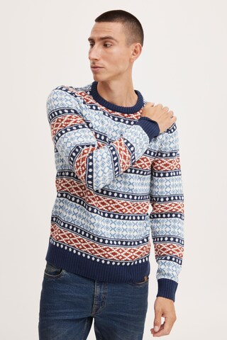 BLEND Trui 'Jorben' in Blauw: voorkant