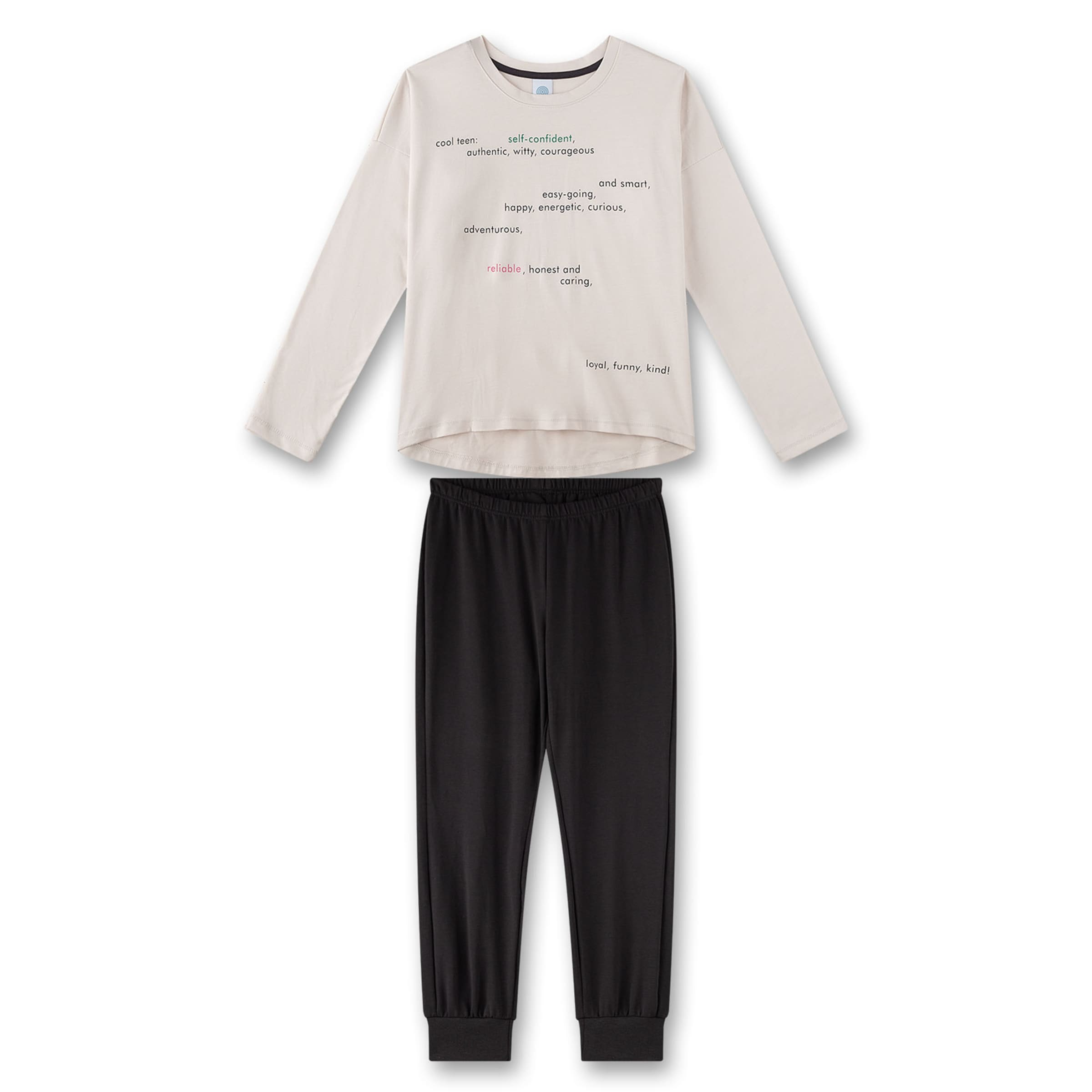 Sanetta Pyžamo – bílá: přední strana