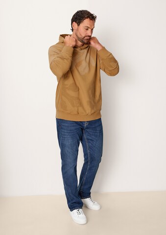 s.Oliver Men Big Sizes Sweatshirt in Braun