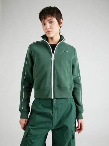 Nike Sportswear Sweatjacke in Grün: Vorderseite