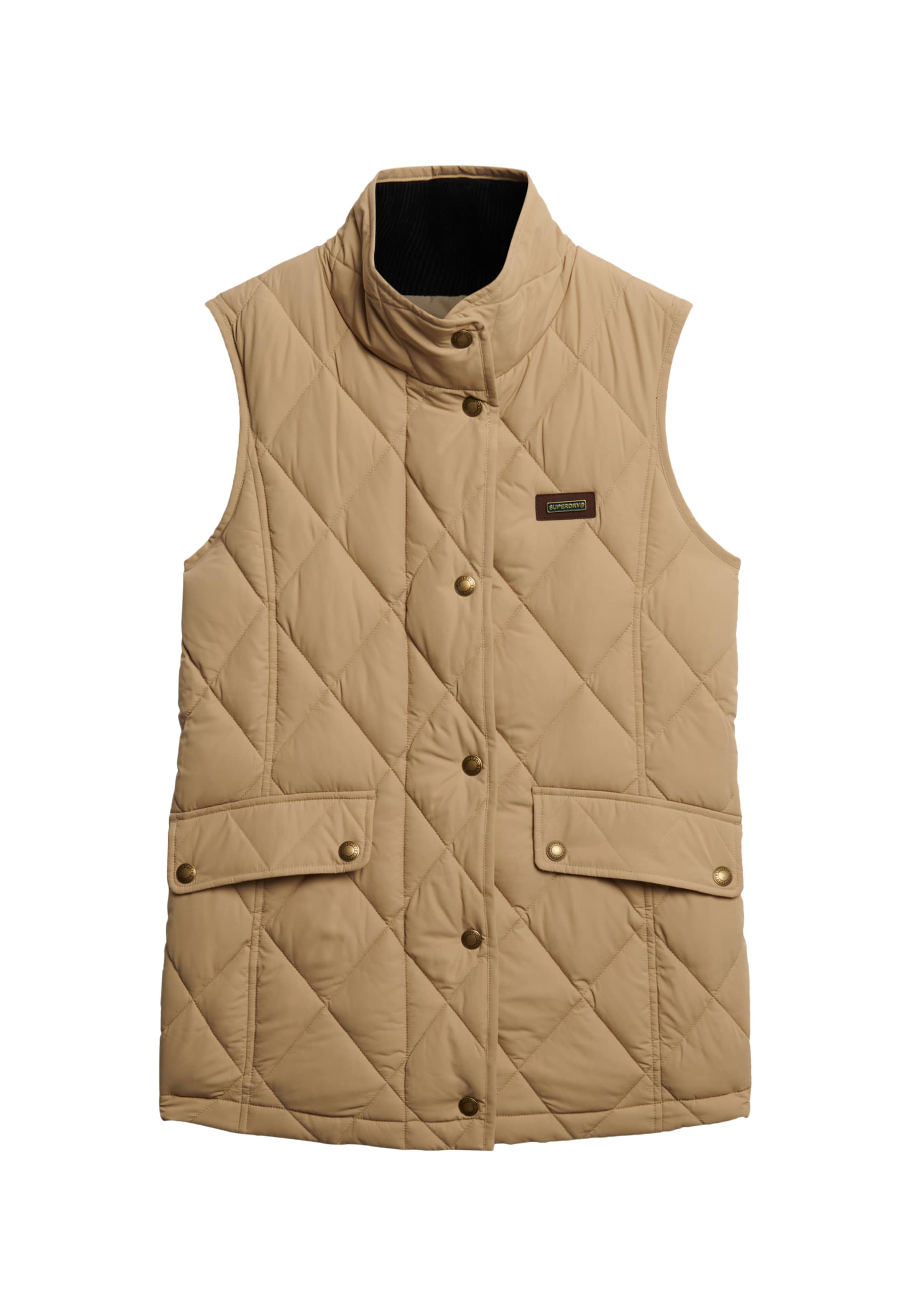 Gilet Superdry & Co en beige : devant