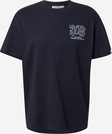 REPLAY T-Shirt in Blau: Vorderseite