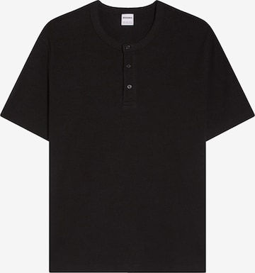 Bershka Majica | črna barva: sprednja stran