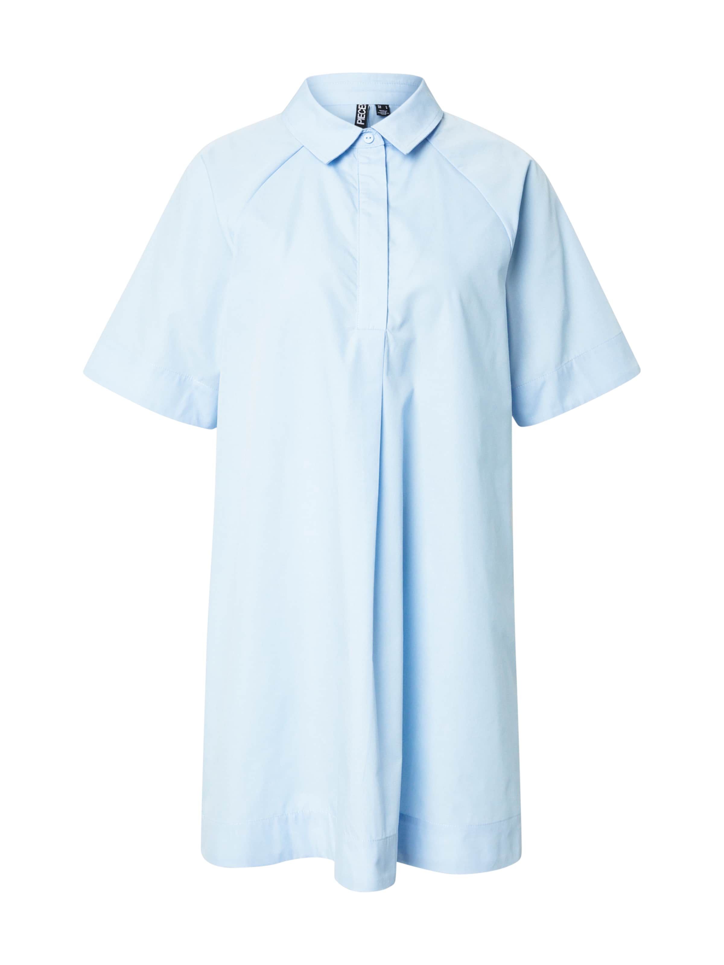 Abito camicia 'PCTonja' di PIECES in blu: frontale
