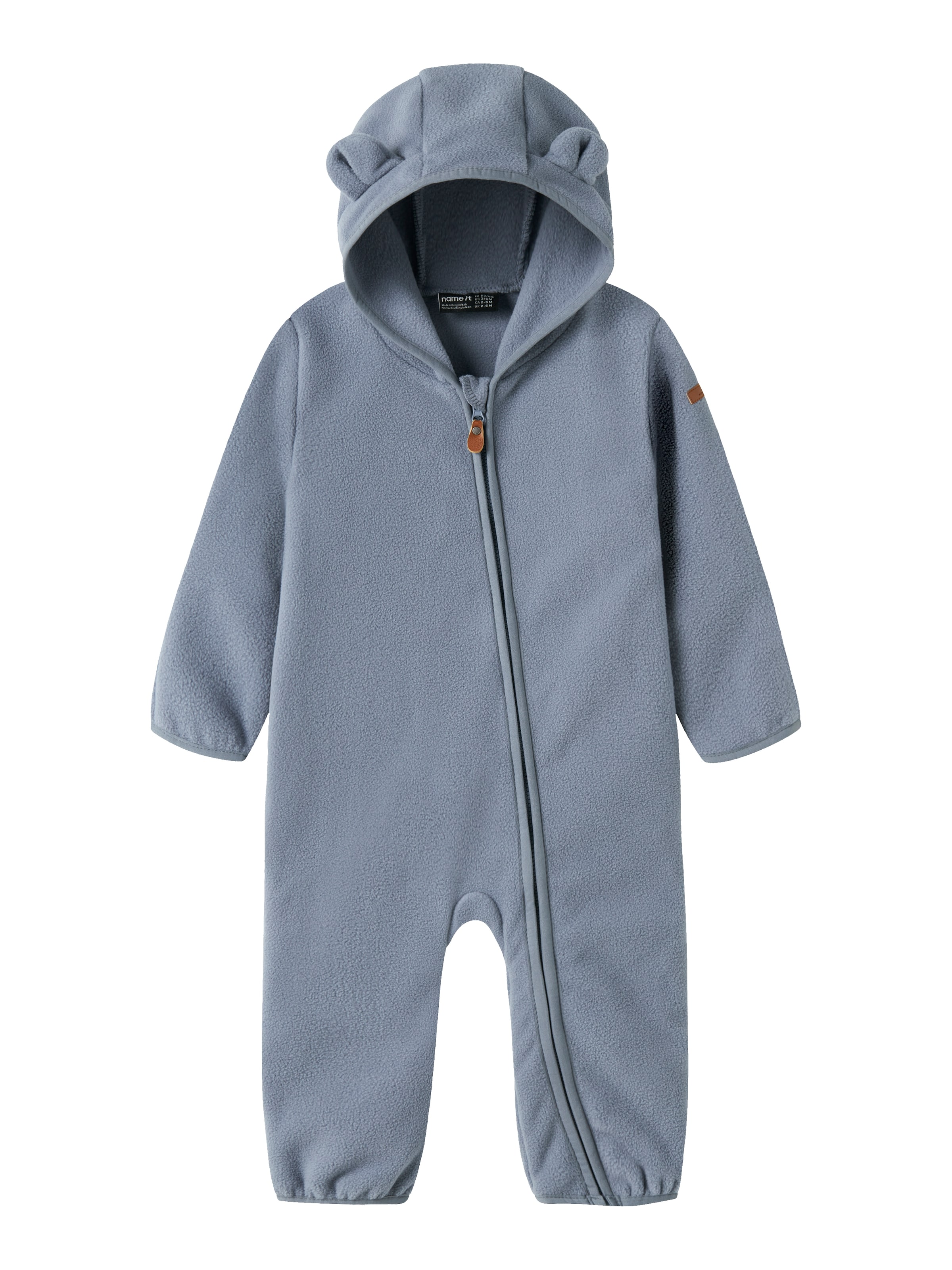 NAME IT Dungarees 'NBNMeeko' in Grey: front
