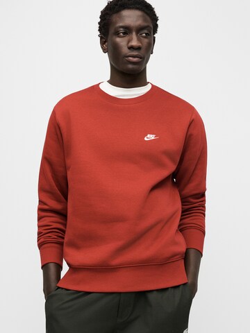Nike Sportswear Суичър 'CLUB' в червено