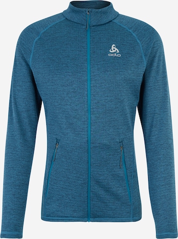 ODLO Athletic fleece jacket 'Tencia' in Blue: front