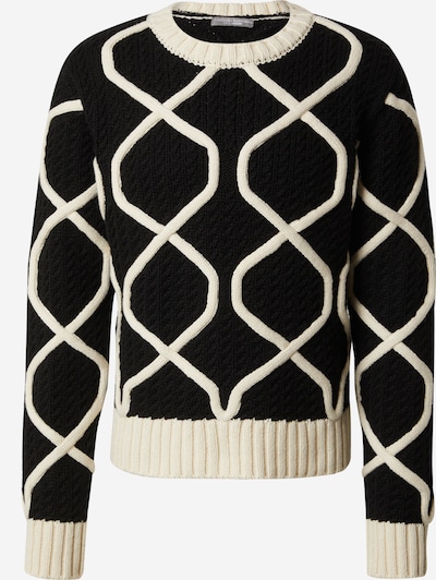 Guido Maria Kretschmer Men Sweater in Ecru / Black, Item view