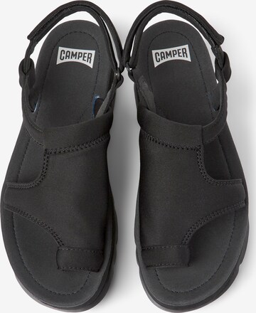 CAMPER T-Bar Sandals 'Oruga Up' in Black