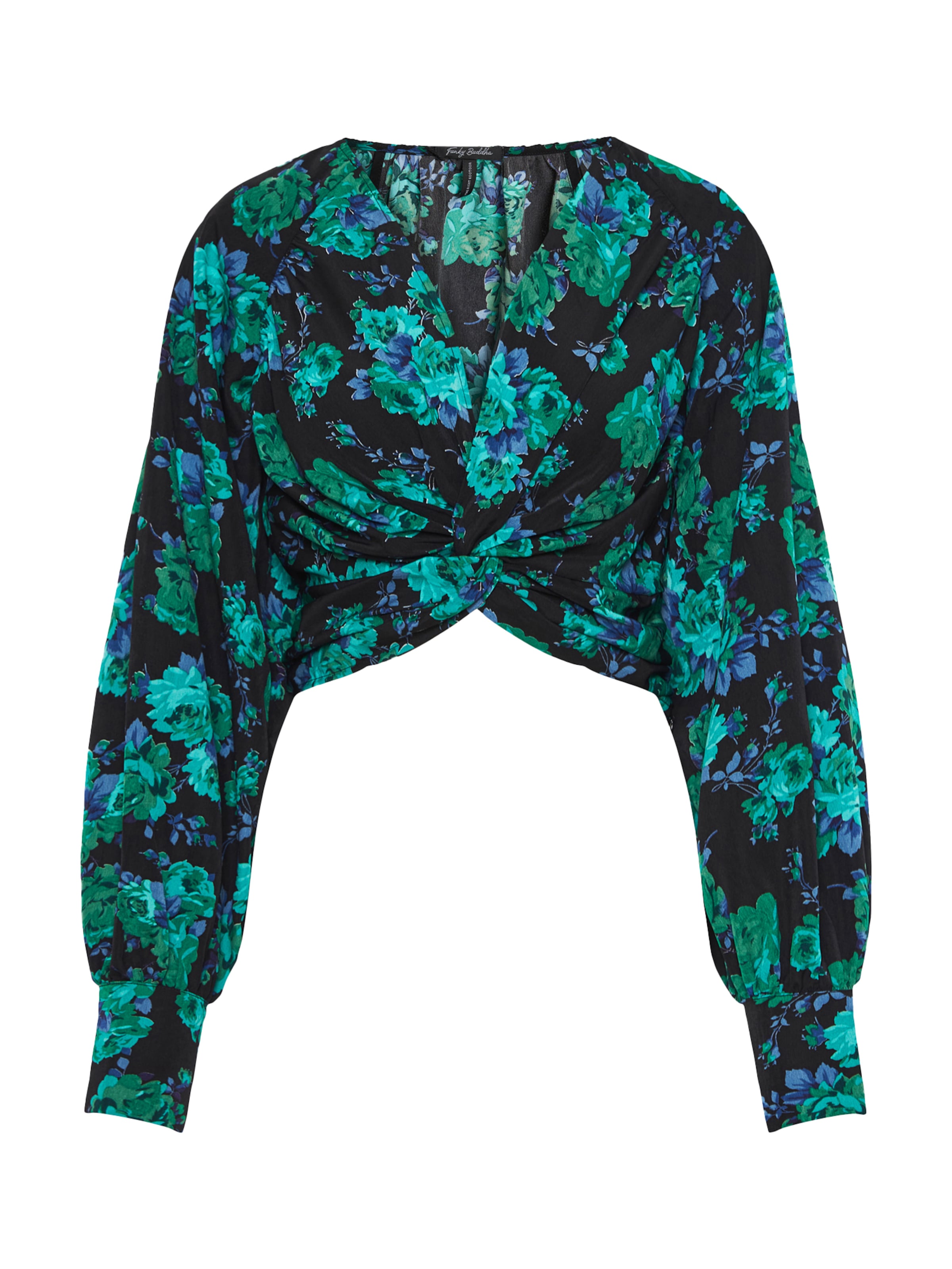 Funky Buddha Blouse in Black: front