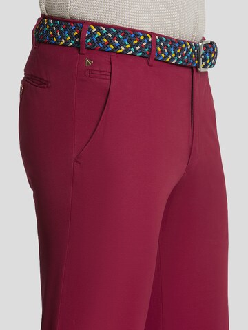Regular Pantalon chino MEYER en rouge