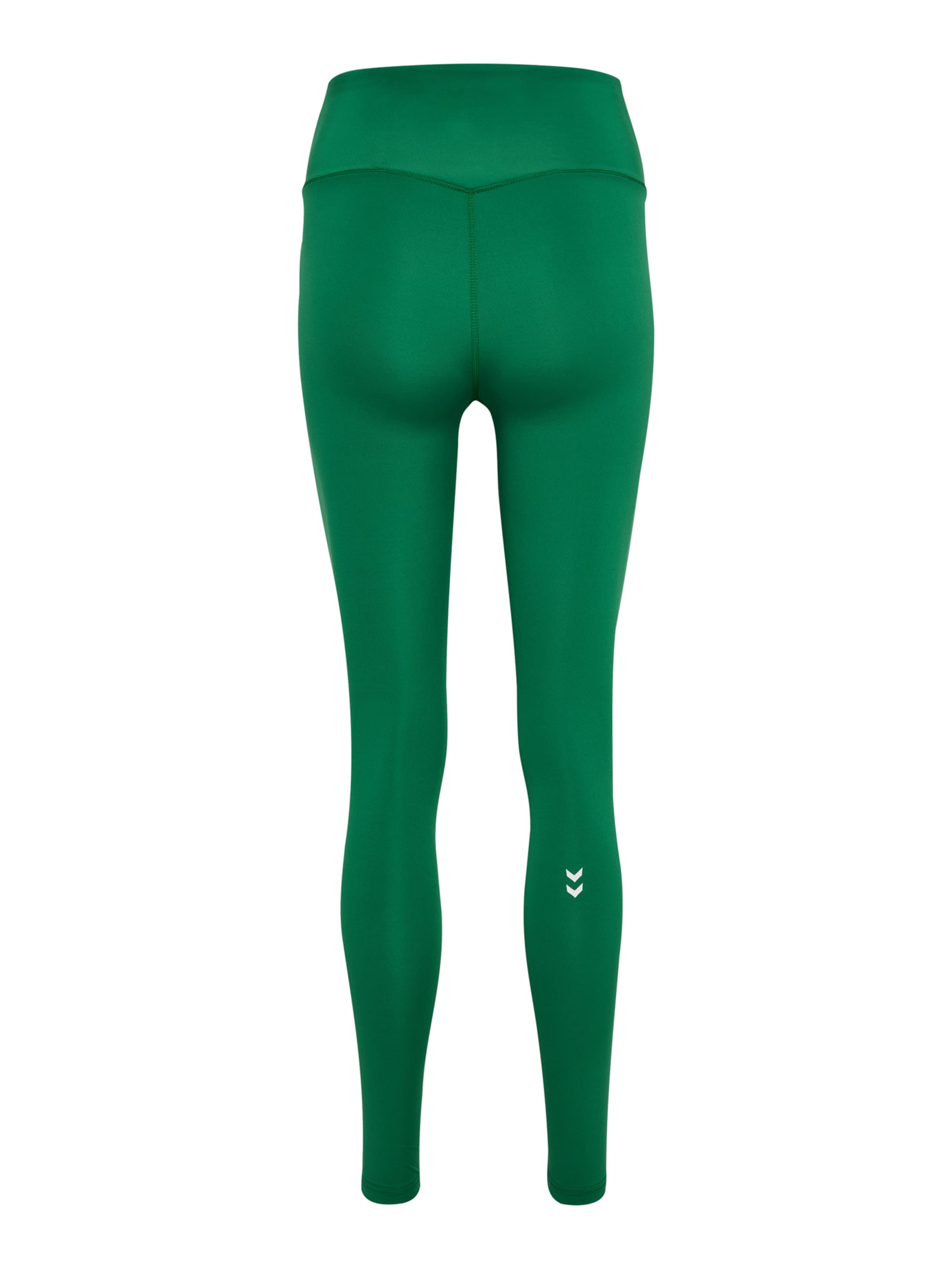 Hummel Skinny Sporthose 'Pulse' in Grün