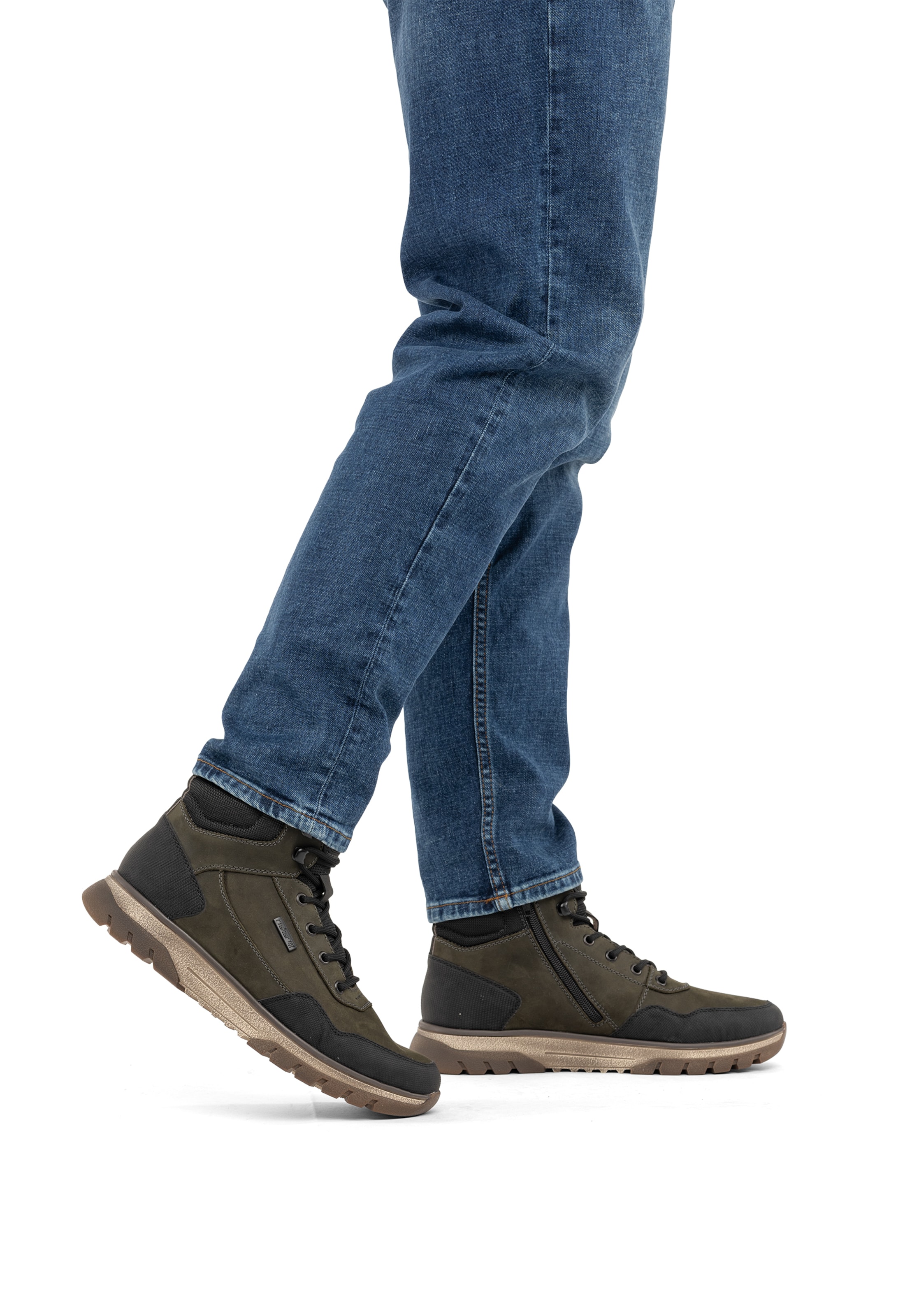 Bottines à lacets ' B9310 ' Rieker en vert : devant