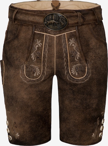 SPIETH & WENSKY Klederdracht broek 'Fredo' in Bruin: voorkant