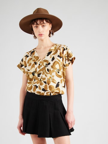 Masai - Blusa 'Braidy' em bege: frente