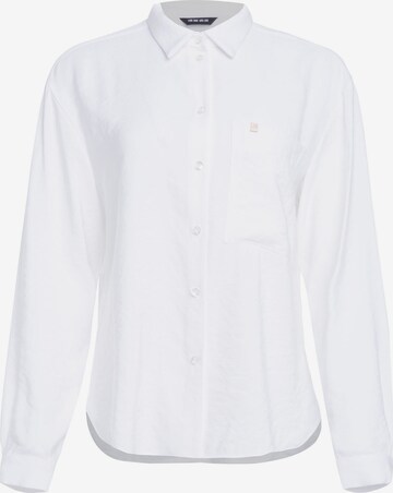 KALITE look Blouse in White: front