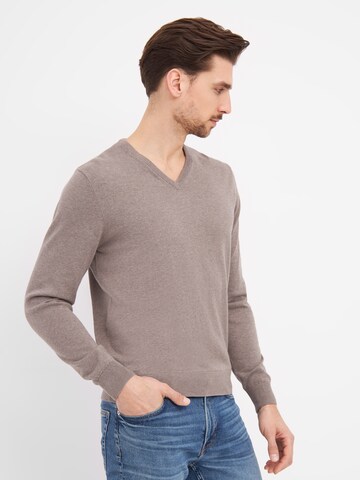 CLIPPER Sweater 'Napoli' in Brown