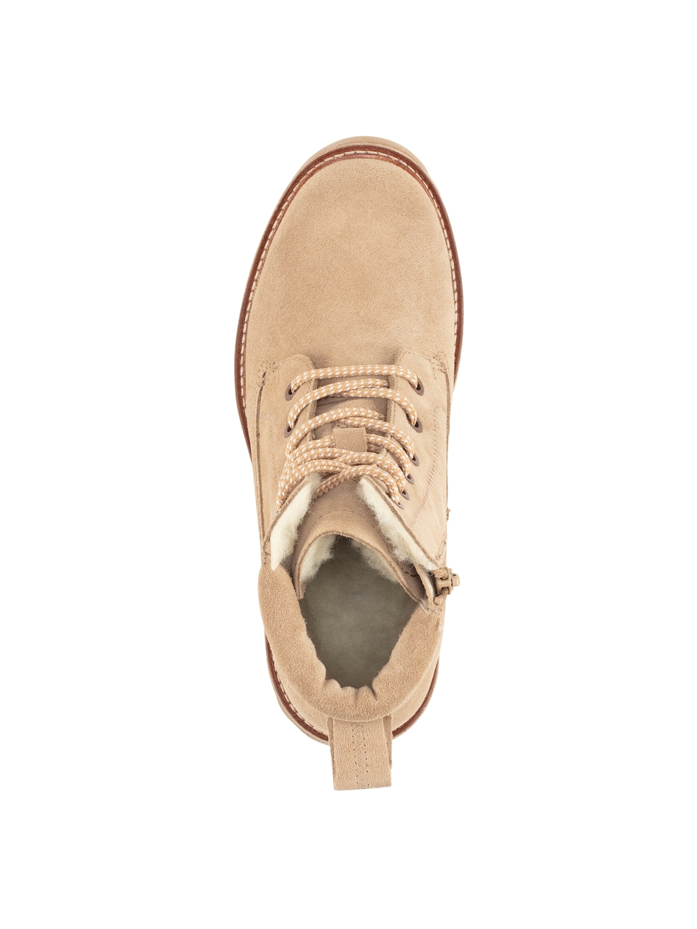 Bottines à lacets Tamaris en beige