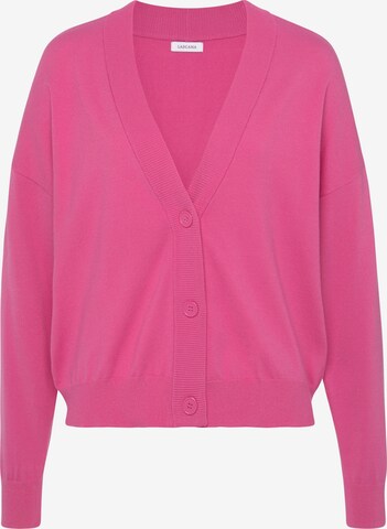 Cardigan LASCANA en rose : devant