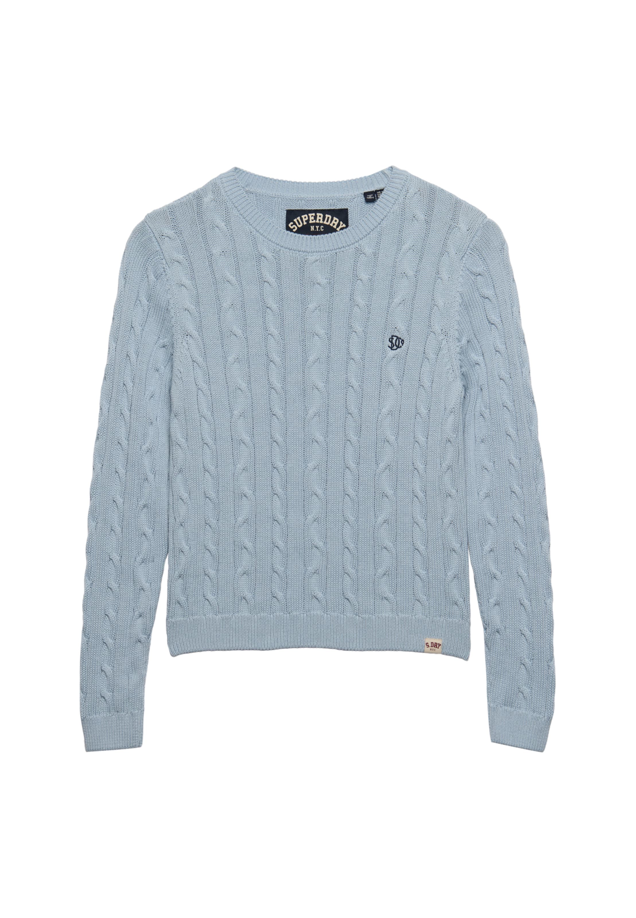 Pull-over 'Essentials' Superdry & Co en bleu : devant
