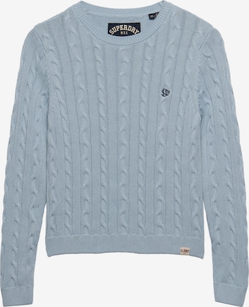 Pull-over 'Essentials' Superdry & Co en bleu : devant