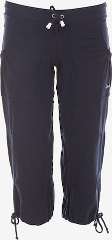 Effilé Pantalon de sport 'WBE6' Winshape en bleu : devant