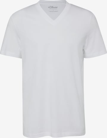 T-Shirt s.Oliver en blanc : devant
