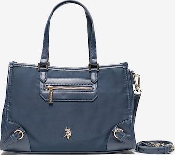 U.S. POLO ASSN. Handtasche 'HOUSTON' in Blau: Vorderseite