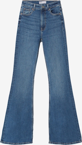 Bershka Flared Jeans in Blau: predná strana