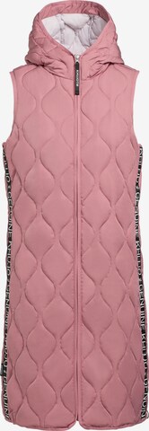 khujo Vest 'Jady' in Pink: front