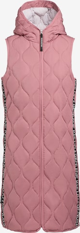 Gilet 'Jady' di khujo in rosa: frontale