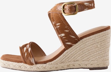 brūns Next Siksniņsandales 'Forever Comfort': no priekšpuses