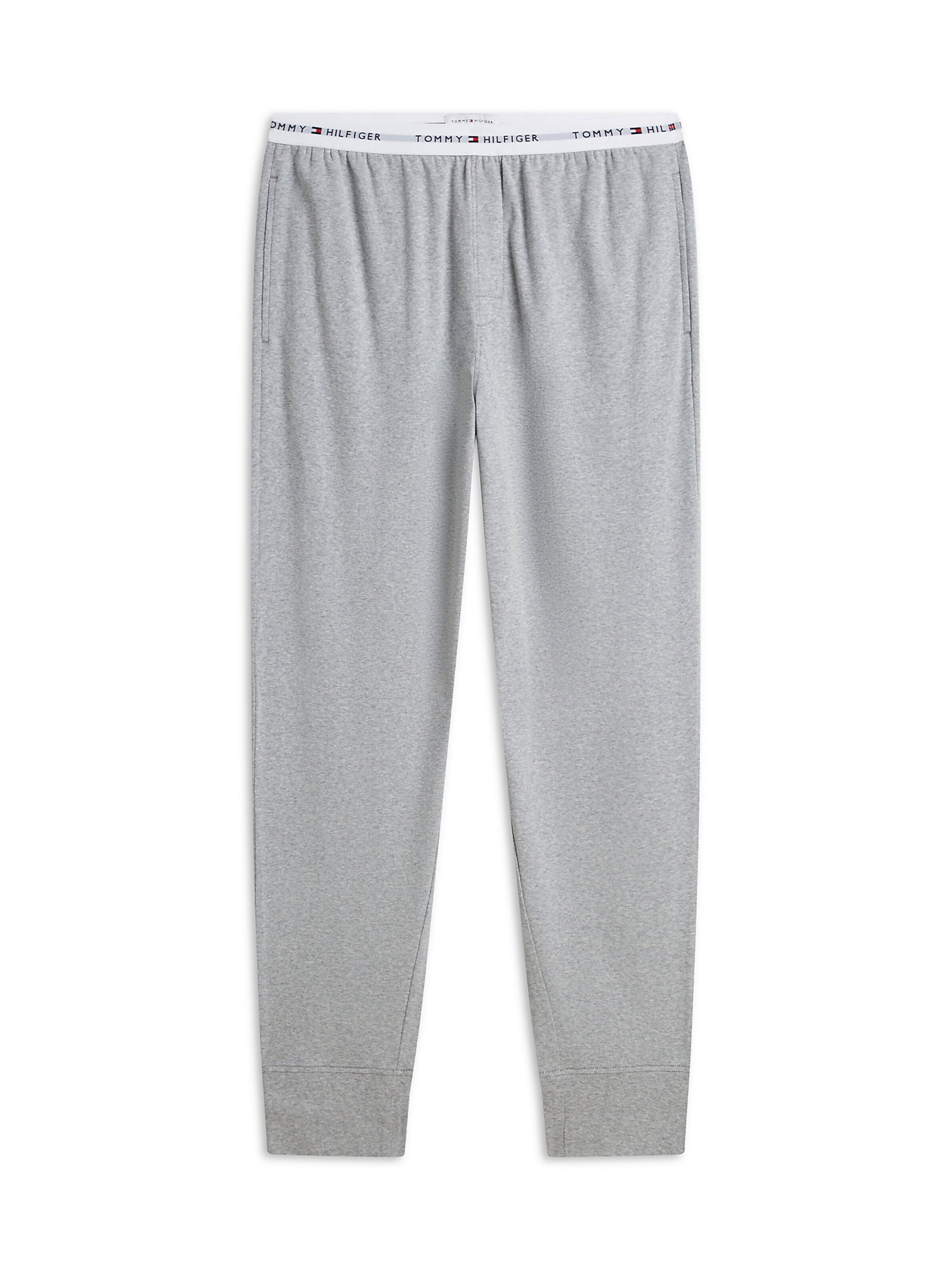 Pantalon de pyjama TOMMY HILFIGER en gris : devant