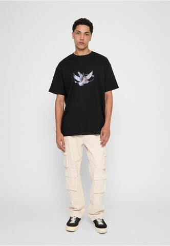 Mister Tee Shirt 'Vive la Liberte' in Black