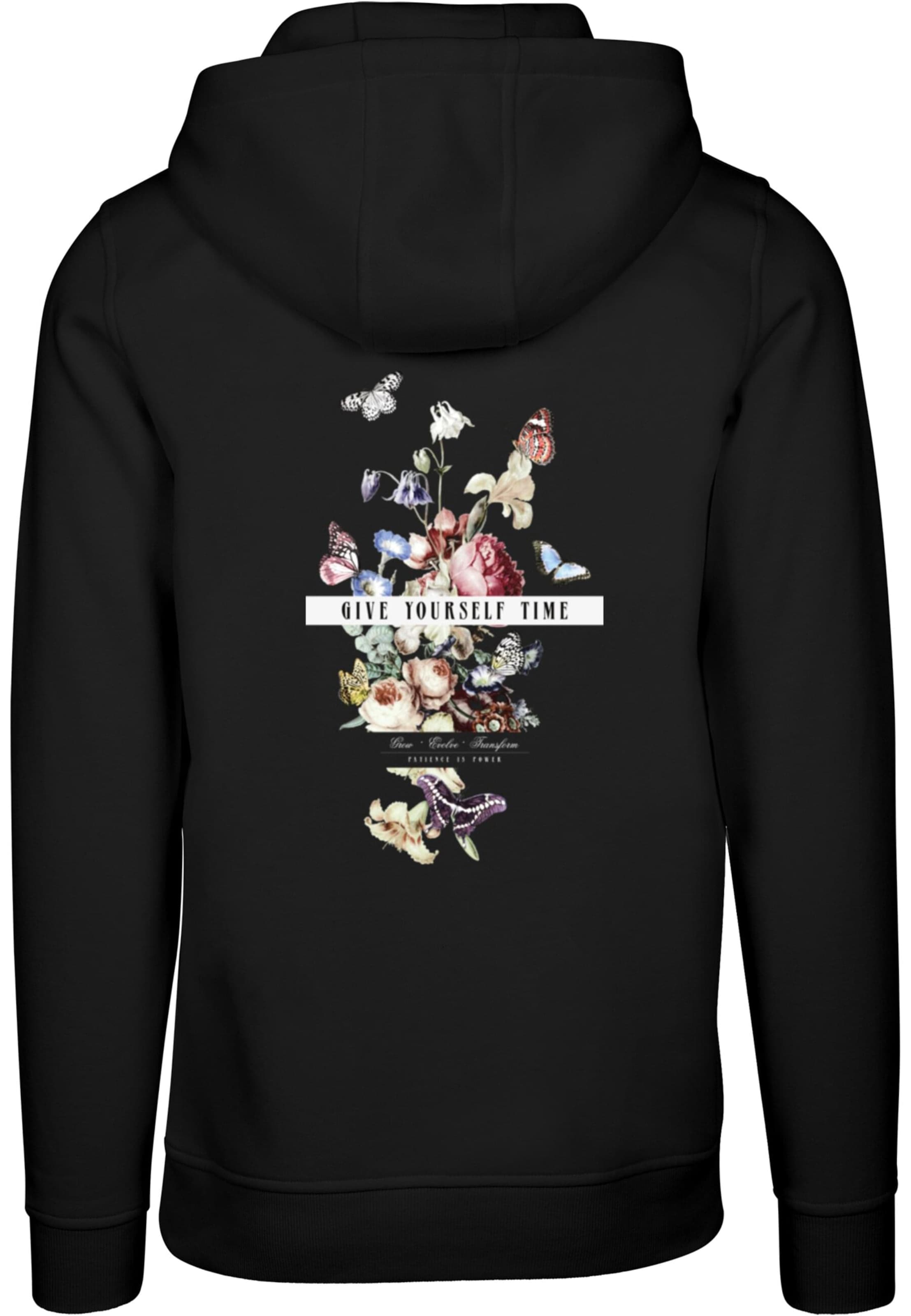 Mister Tee Mikina 'Give Yourself Time' - Čierna
