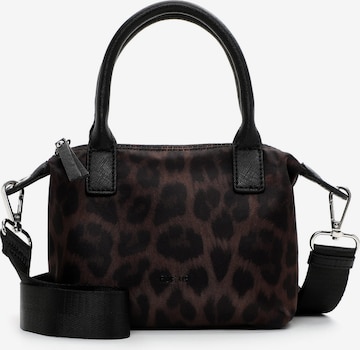 Cabas ' E&N Colombes RUE 09 ' Emily & Noah en marron : devant